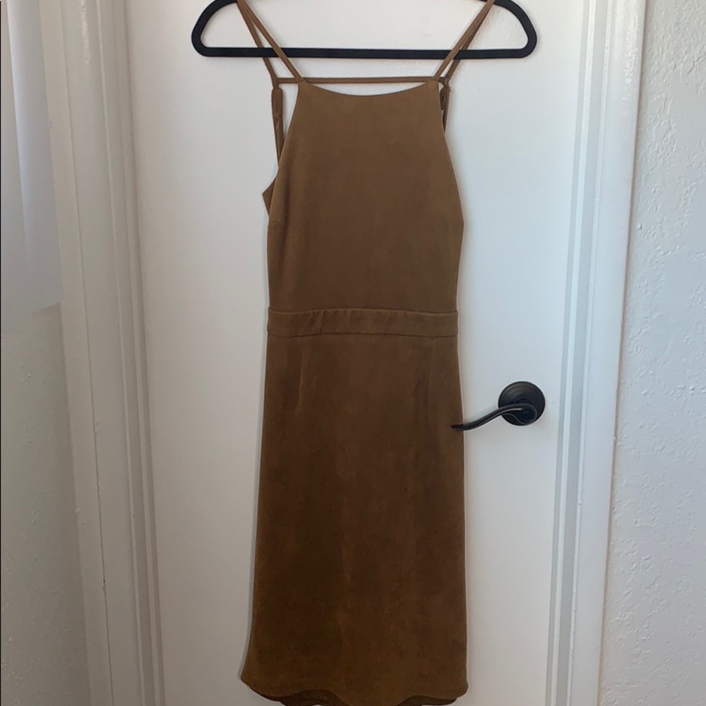 Suede Brown Dress